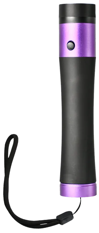 Guard Dog Ivy Black/Purple 200 Lumens Stun Gun Flashlight