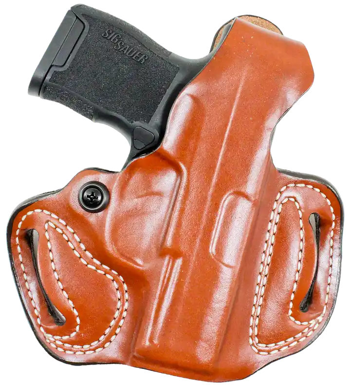 DeSantis Gunhide Tan Thumb Break Mini Slide Holster for Rost Martin RMIC, Right Handed