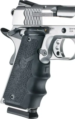Colt Government Model with Black Hogue Laser Grip