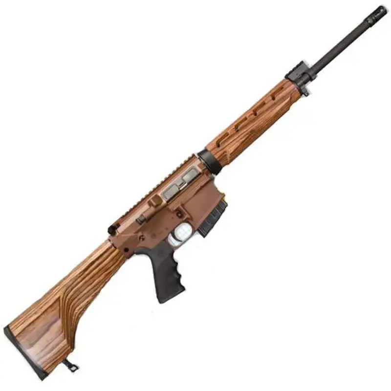 Windham Weaponry R18FFTWS2308 308 Hunter A2 Suppressor 308 Win,7.62x51mm NATO 18" 5+1 Coyote Brown Hard Coat Anodized Nutmeg Finish Laminated Hardwood