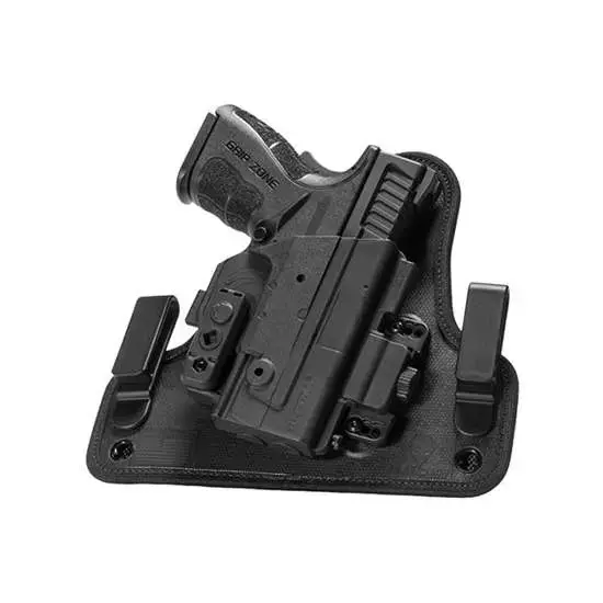 Alien Gear Holsters SSIW0194RHXX ShapeShift 4.0Springfield XD-M 3.8" Black Polymer