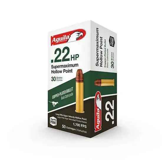 AGU SUPERMAXIMUM 22LR 30GR HP 50 Round Box