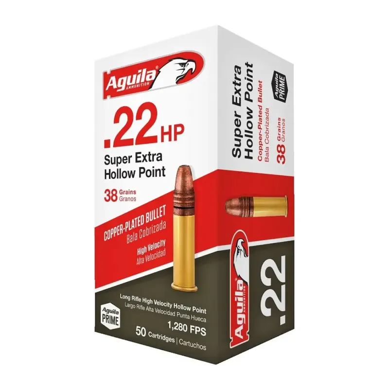 Aguila .22LR Super Extra Copper Plated