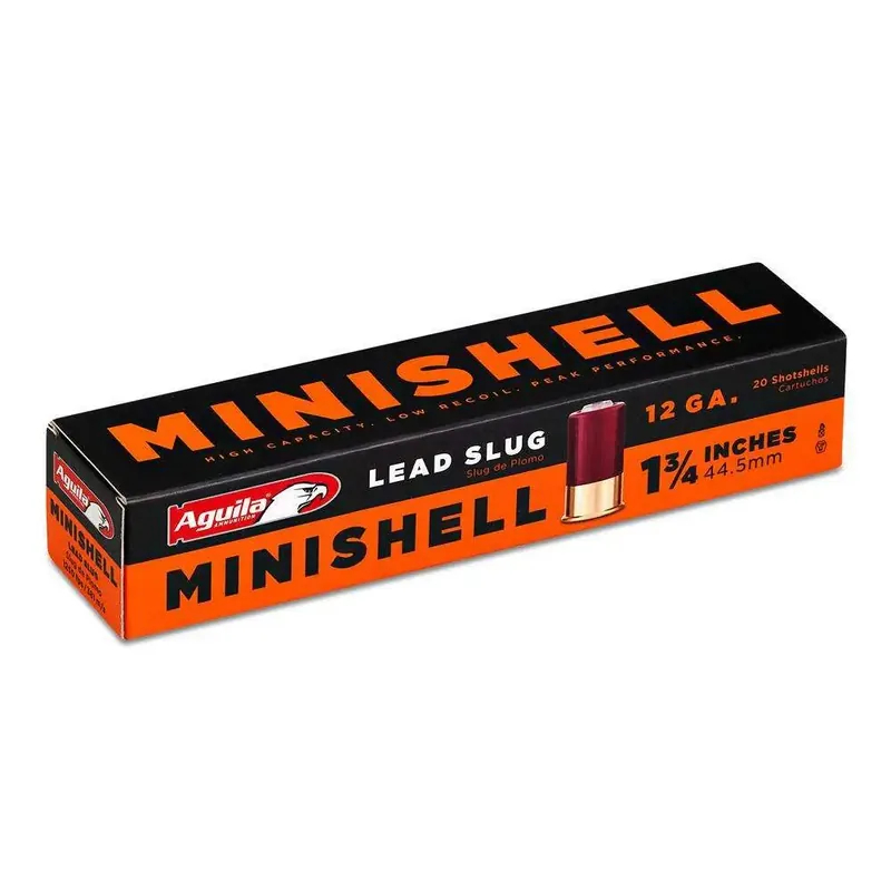 Aguila 1C128974 Minishell 12 Gauge 1.75 7/8 oz 20 Round Box