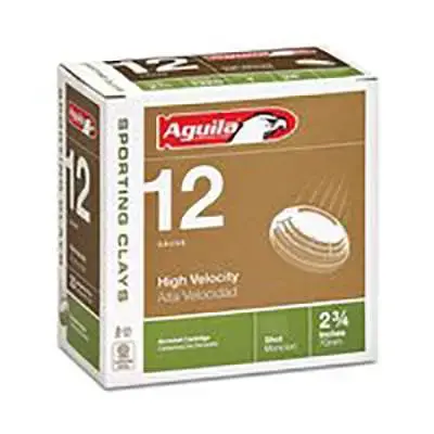 AGU HV SPORTING 12GA 2.75 1OZ #8 25 Round Box