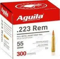 AGUILA AMO 223 REM BULK PACK 55GR FMJ 300RD