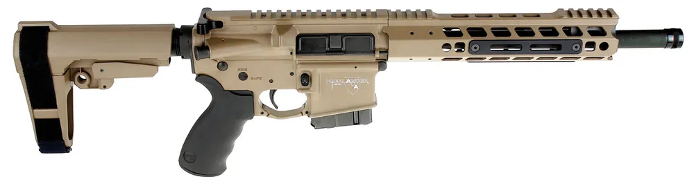 Alexander Arms PHI50DEST Highlander 50 Beowulf 12" 7+1 Flat Dark Earth Cerakote Adjustable SBA3 Pistol Brace
