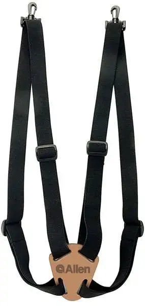 Allen 199 Deluxe Binocular Strap 1.25" Adjustable Black Elastic