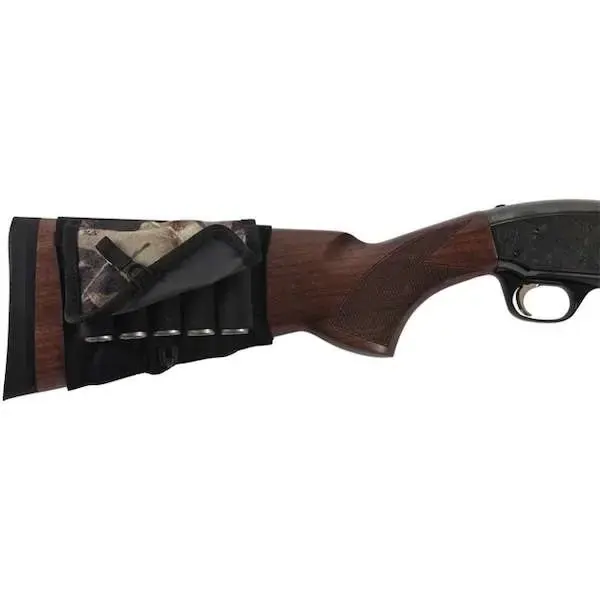 Allen 2058 Covered Shell Holder Shotgun 5rd Rounds Mossy Oak Break-Up Country Elastic