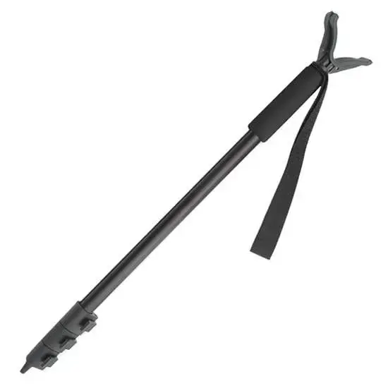 Allen 2163 Deluxe Shooter's Staff 21.50-61" Matte Black Aluminum
