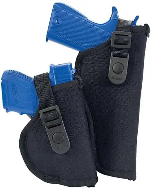 Allen 44803 Cortez Black Polyester Exterior w/Nylon Interior Belt 5-6.5" Med, Lg DA Revolver Right Hand Size 3