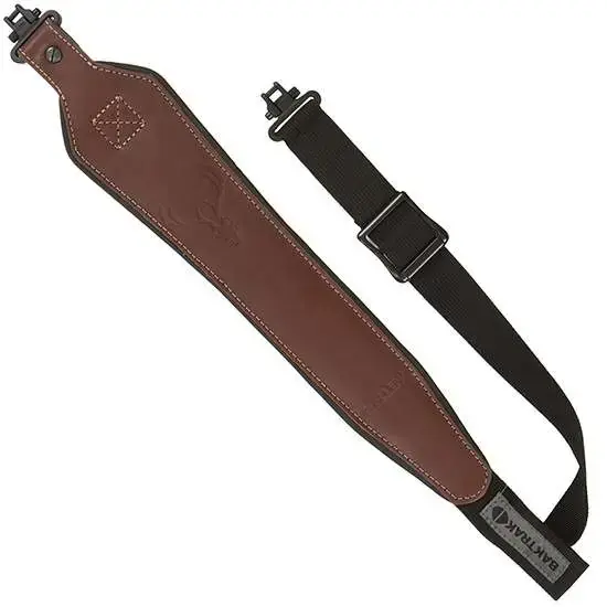 Allen 8391 BakTrak Sling 1.25" W x 20.50" L Adjustable Brown Leather for Rifle/Shotgun