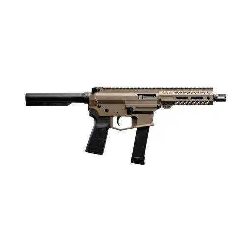 Angstadt Arms AAUDP09BF6 UDP-9 9mm Luger 6" 17+1 Flat Dark Earth Cerakote Black Magpul K2 Grip Adjustable SBA3 Pistol Brace