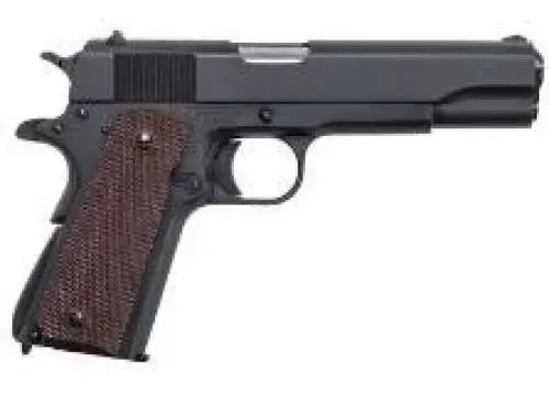 Auto Ordnance 1911BKOC 1911 Commander 45 ACP 4.25" 7+1 Black Brown Polymer Grip