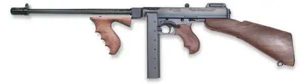 Thompson 1927A-1 Deluxe 45 ACP 16.50" 20+1 Blued Removable Fixed Stock