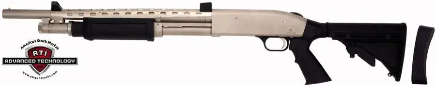Advanced Technology B1102000 Shotforce Shotgun Stock Black Synthetic for Moss 12&20 GA , Rem 870 12 GA, Win 12&20 GA