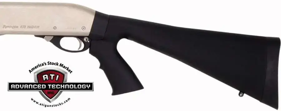 Advanced Technology SPG0100 Shotforce Shotgun Stock Fixed Pistol Grip Black Synthetic for Moss 12/20 GA, Rem 870 12 GA, Win 12/20 GA