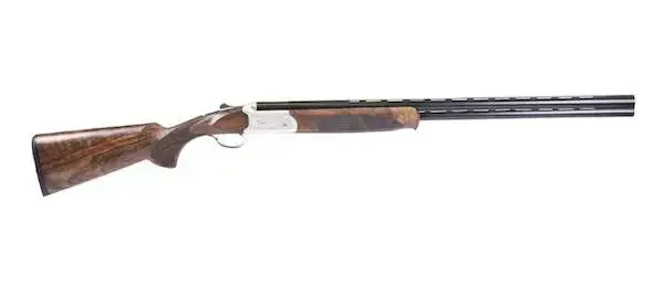 ATI ATIG20CRS28 Crusader Sport 20 Gauge 28" 2 3" Silver Engraved, Oiled Turkish Walnut