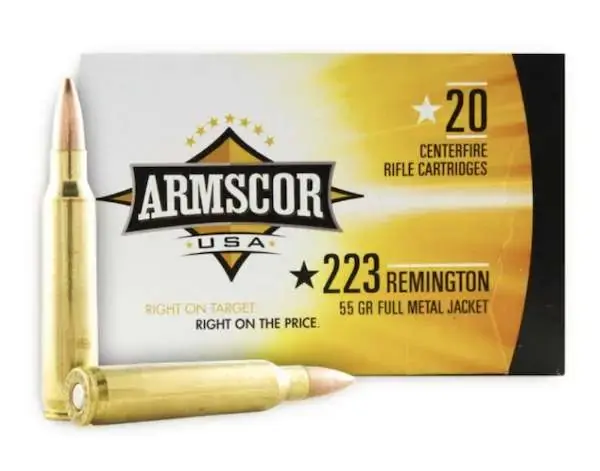 Armscor FAC2231N Rifle 223 Rem 55 gr Full Metal Jacket (FMJ) 20 Round Box