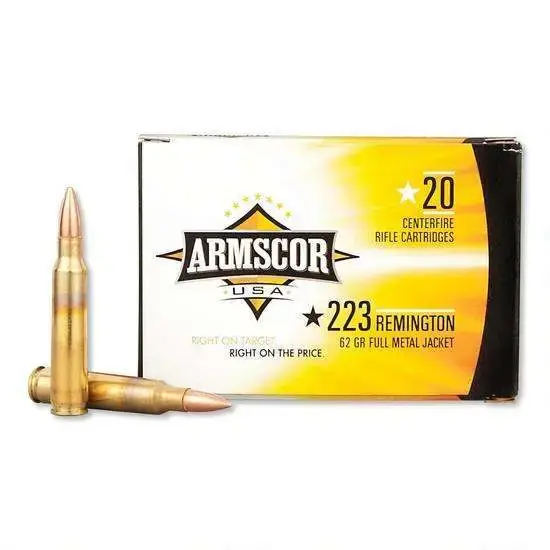 Armscor FAC2238N Rifle 223 Rem 62 gr Full Metal Jacket (FMJ) 20 Round Box