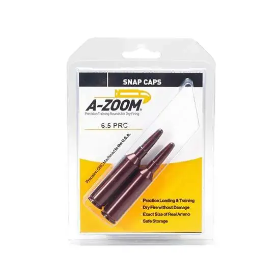 A-Zoom 12307 Rifle Snap Caps 6.5 PRC 2 Pkg