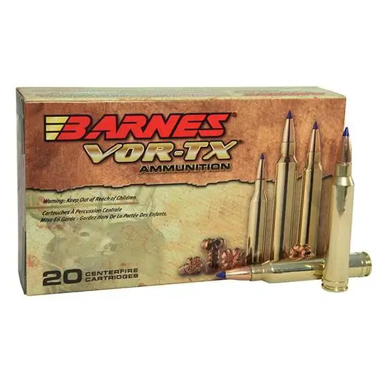 Barnes Bullets 21538 VOR-TX Rifle 300 Win Mag 180 gr Tipped TSX Boat Tail 20 Round Box