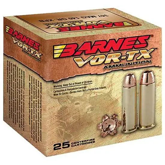 Barnes Bullets 21545 VOR-TX Handgun 44 Rem Mag 225 gr Barnes XPB 20 Round Box