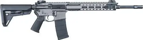 Barrett 16981 REC7 Carbine 5.56x45mm NATO 16" 30+1 Tungsten Gray Cerakote Black 6 Position Stock Black Polymer Grip