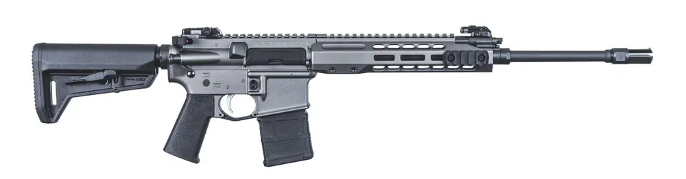 Barrett 17065 REC7 Flyweight 5.56x45mm NATO 16" 30+1 Tungsten Gray Cerakote Black 6 Position Stock Black Polymer Grip