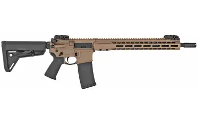 Barrett 17123 REC7 DI Carbine 5.56x45mm NATO 16" 30+1 Flat Dark Earth Cerakote Black 6 Position Stock Black Polymer Grip