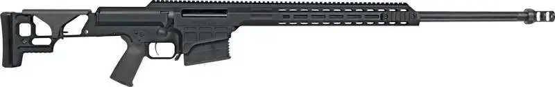 Barrett 18511 MRAD 300 Win Mag 26" 10+1 Black Cerakote Black Fixed w/Adjustable Comb Stock Black Polymer Grip