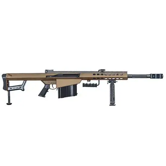Barrett 18860 M82A1 50 BMG 20" 10+1 Flat Dark Earth Cerakote Flat Dark Earth Fixed w/Sorbothane Recoil Pad Stock Black Polymer Grip