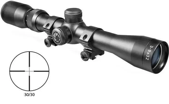 BARSKA 3-9X32 PLINKER 22 W/RINGS