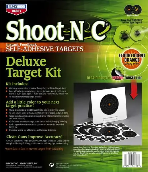 B/C SHT-N-C TGT ASSORT W TGT STAND