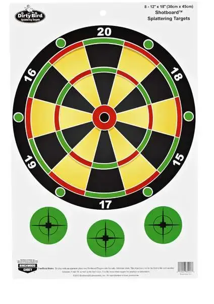 B/C PREGAME SHOTBOARD TGT 8-12X18