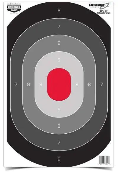 BC EZE-SCORER 23X35 OVAL SILHOUETTE TGT 5PK