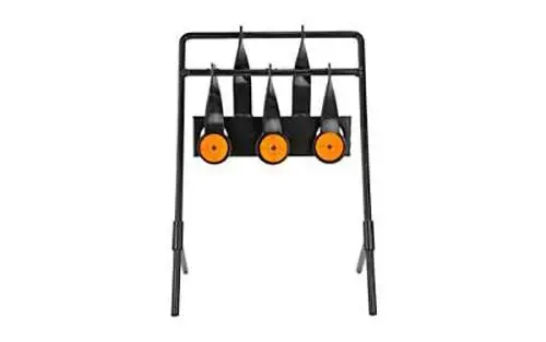 Birchwood Casey 47025 World of Targets Back Drop Precision .22 Black Paddle w/Orange Target Steel