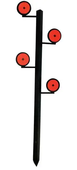 Birchwood Casey 47424 World of Targets Dueling Tree .22 Black Paddle w/Orange Target Steel
