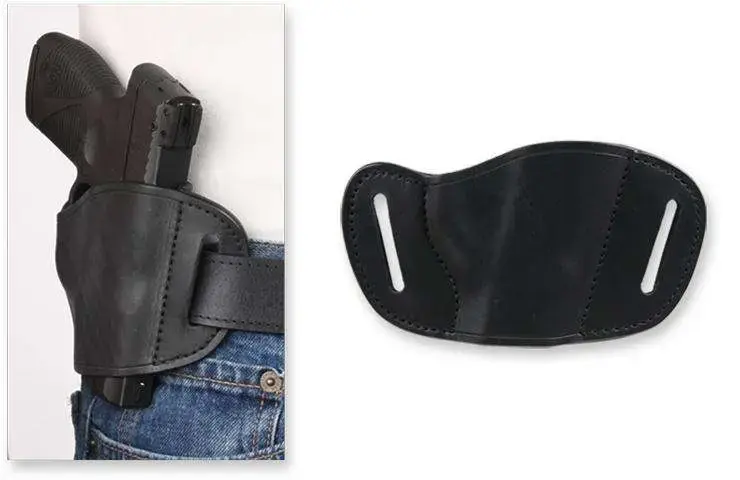 Bulldog MLBL Molded Black Leather Belt Glock 17,19,22-23,26-27,31-33,36 Right Hand