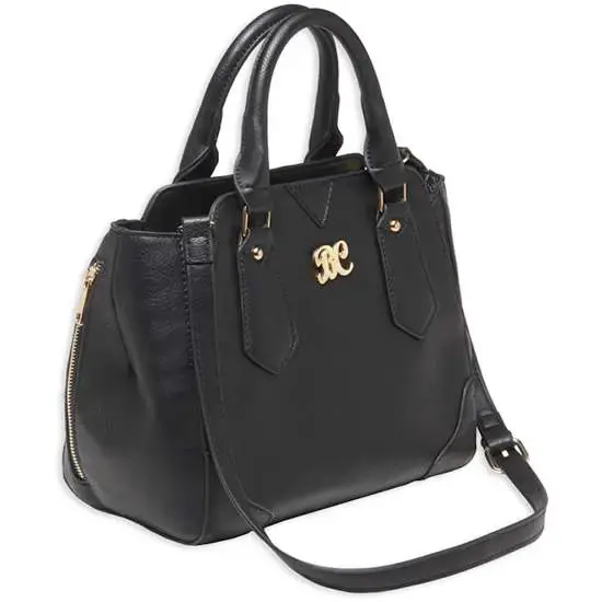 Bulldog BDP020 Satchel Purse w/Holster Black Leather Small Autos, Revolvers Ambidextrous Hand