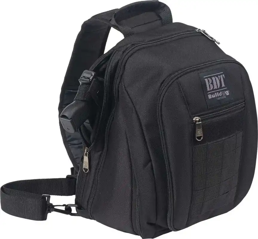 Bulldog BDT408B Sling Pack Nylon 14" x 10" x 7" Black