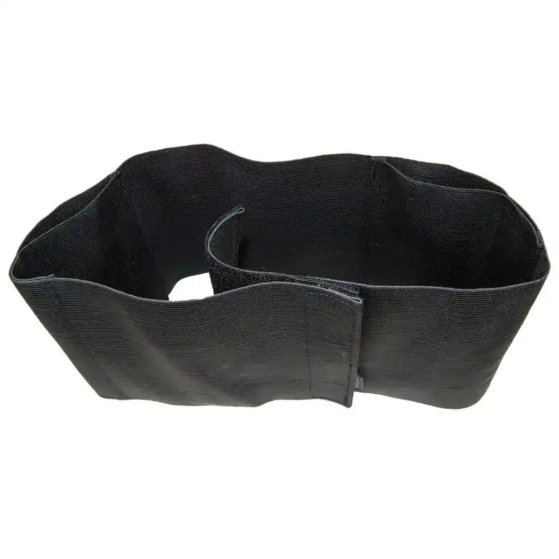 Bulldog WBWDXL Deluxe Belly Wrap Black Elastic w/Velcro Closure Belly Universal Ambidextrous Hand 42"-46"