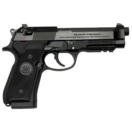 Beretta USA J9A4F10 96A1 40 S&W 4.90" 12+1 Black Bruniton Steel Slide Black Polymer Grip