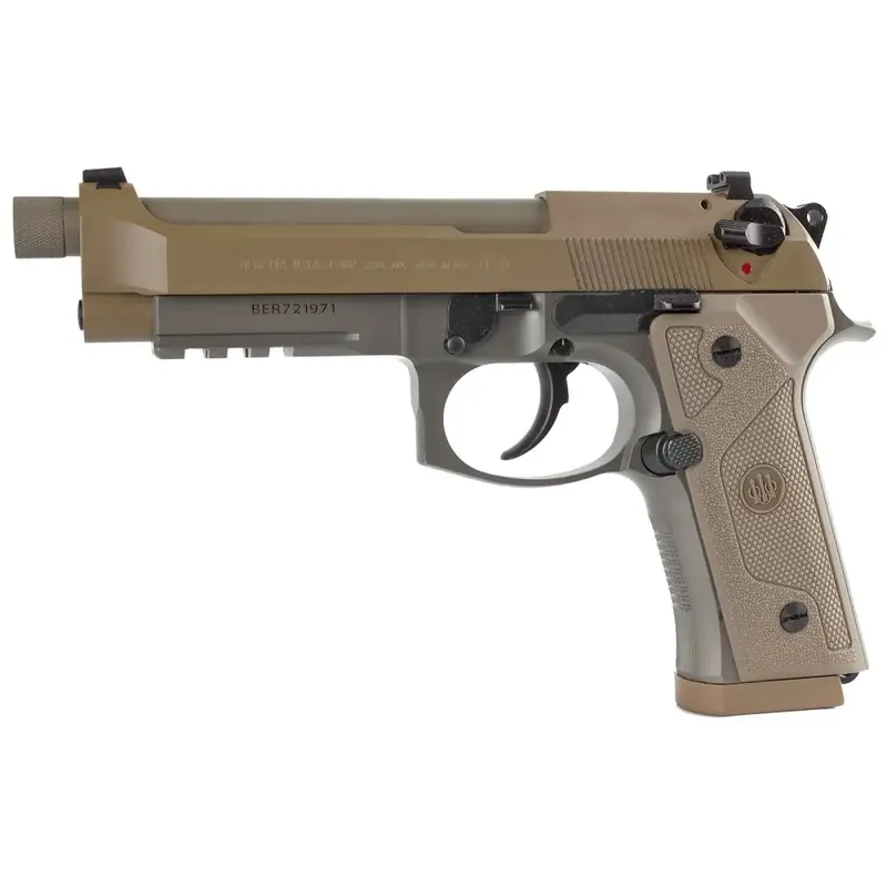Beretta USA JS92M9A3M M9A3 9mm Luger 5" 17+1 Flat Dark Earth Steel Slide Flat Dark Earth Polymer Grip (USA Made)