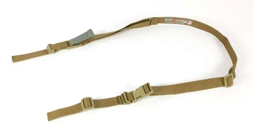 Blue Force Gear VCAS125OACB Vickers Sling 1.25" W x 57"-67" L Two-Point Coyote Tan Cordura