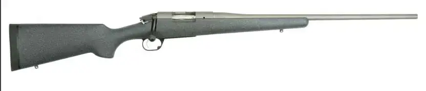 Bergara Rifles Premier Mountain 28 Nosler 2+1 24" Black w/Gray Specs Carbon Fiber Stock Tactical Gray Cerakote Right Hand