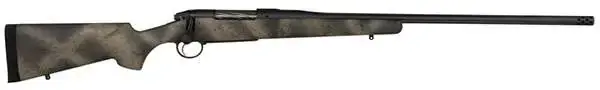 Bergara Rifles Premier Highlander 28 Nosler 2+1 26" Woodland Camo Grayboe Stock Sniper Gray Cerakote Right Hand