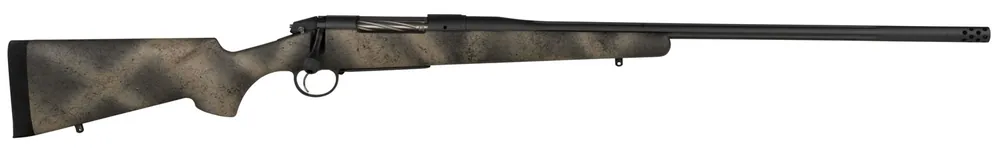 Bergara Rifles Premier Highlander 7mm Rem Mag 3+1 24" Woodland Camo Grayboe Stock Sniper Gray Cerakote Right Hand