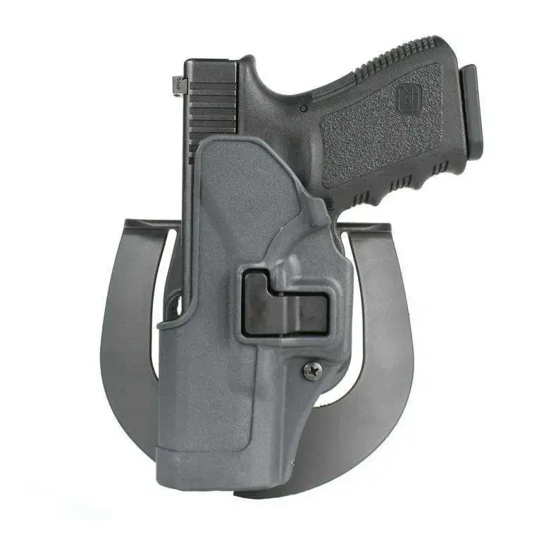 Blackhawk 413502BKR Serpa Sportster Gray Polymer OWB Fits Glock 19,23,32,36 Right Hand