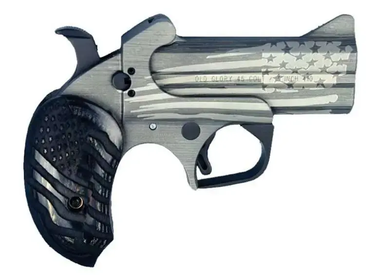 Bond Arms BAOG Old Glory 45 Colt (LC)/410 Gauge 3.50" 2 Round American Flag Stainless Steel Cerakote